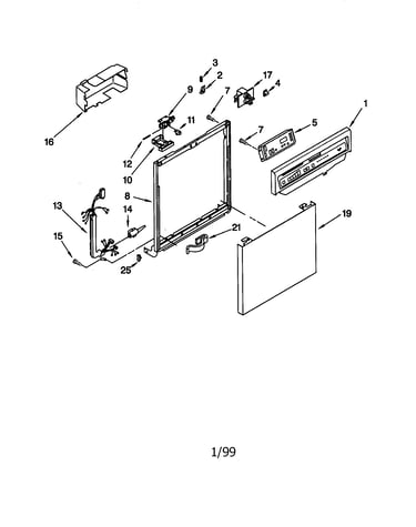 Frame and console