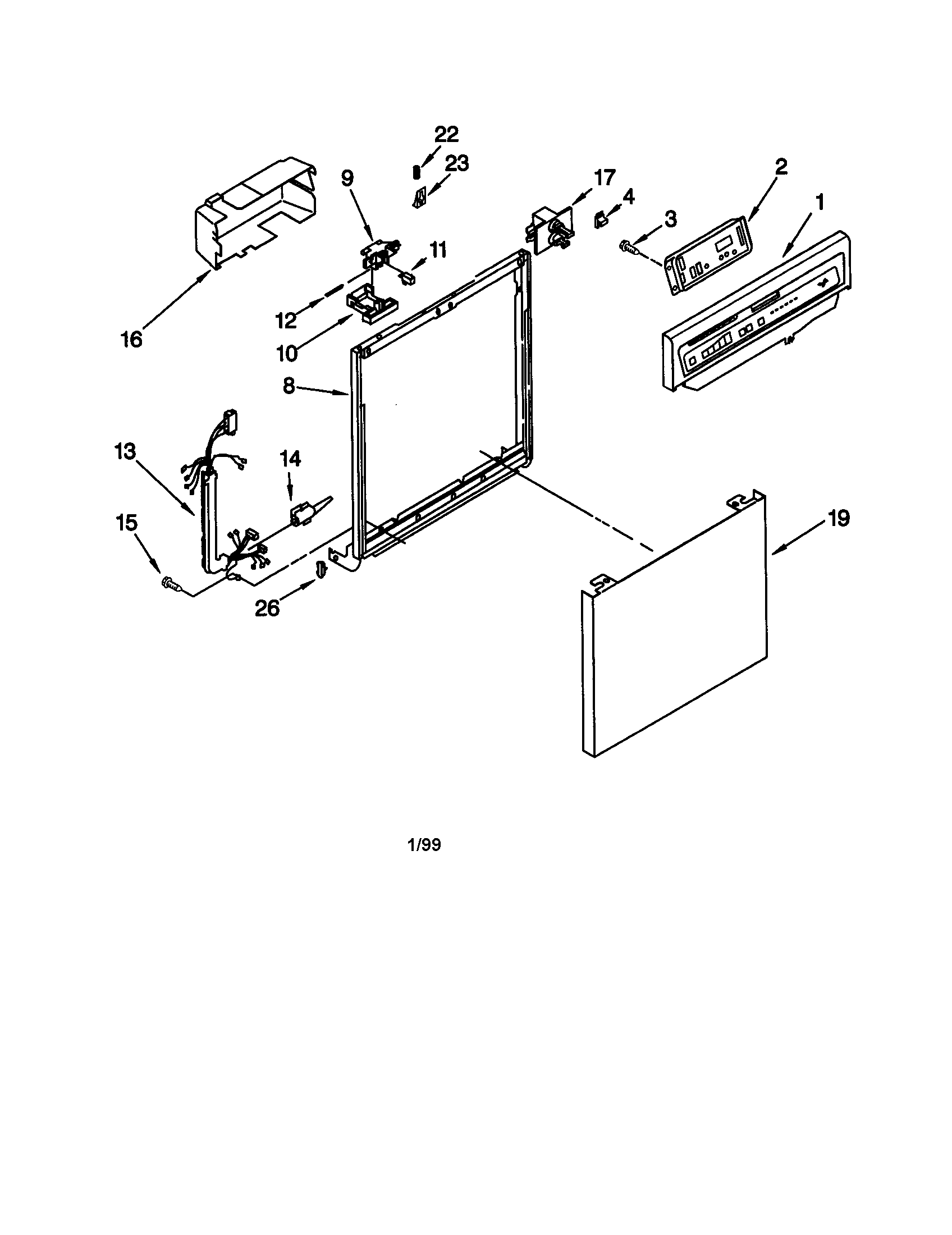 Frame and console