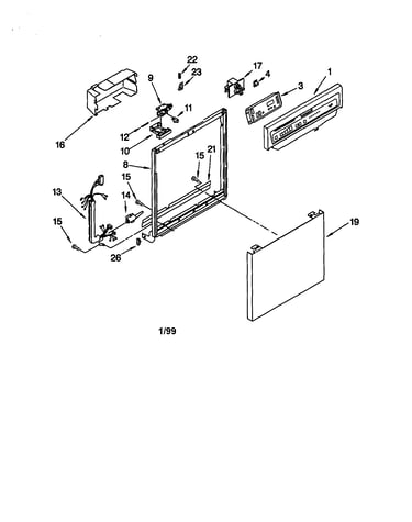 Frame and console