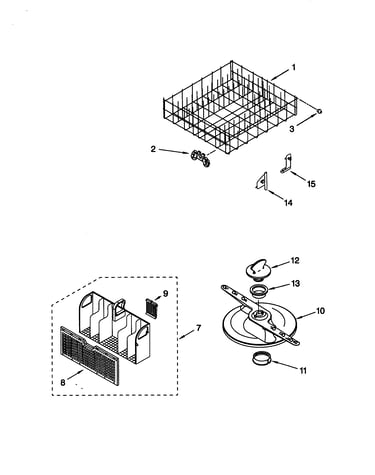 Lower dishrack