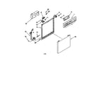 Whirlpool DU925SCGQ1 frame and console diagram