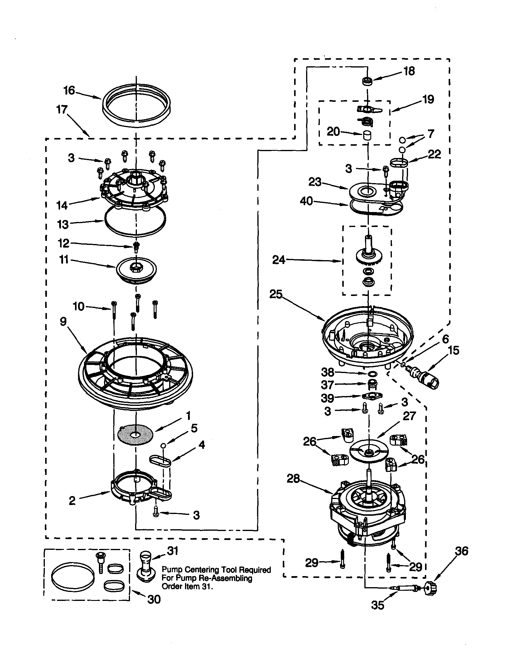 Pump and motor
