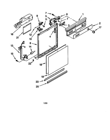 Frame and console
