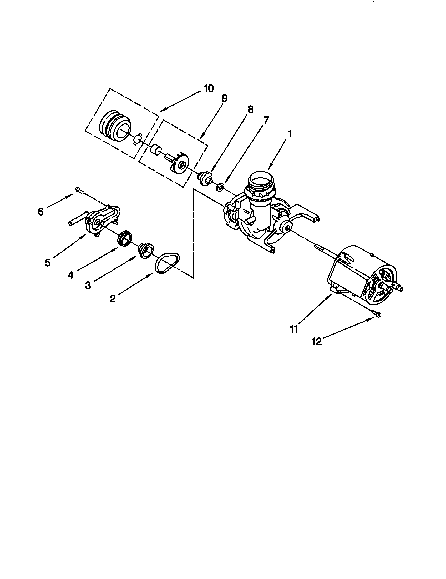 Pump and motor