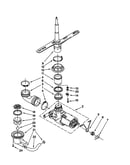 Pump and spray arm