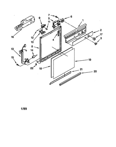 Frame and console