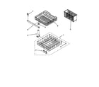 Whirlpool DU810DWGU1 dishrack diagram