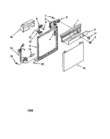 Frame and console