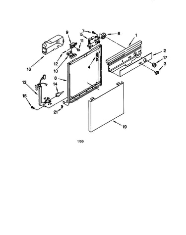 Frame and console