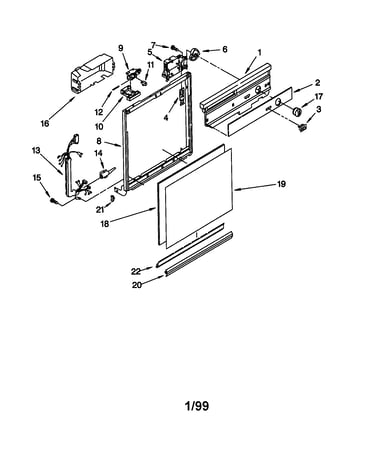 Frame and console