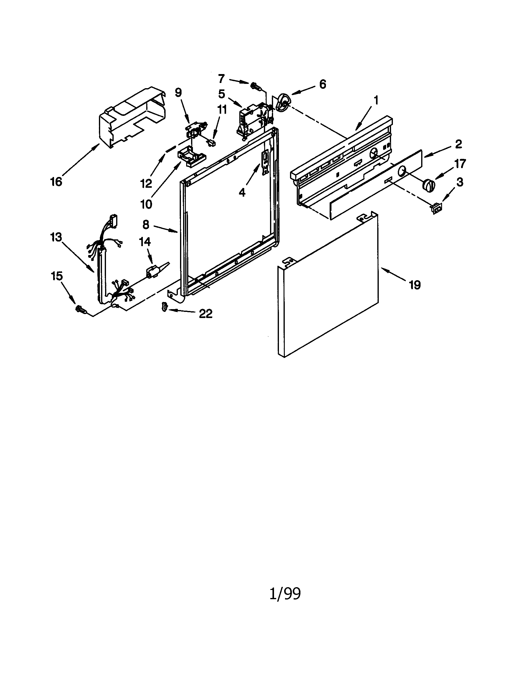 Frame and console