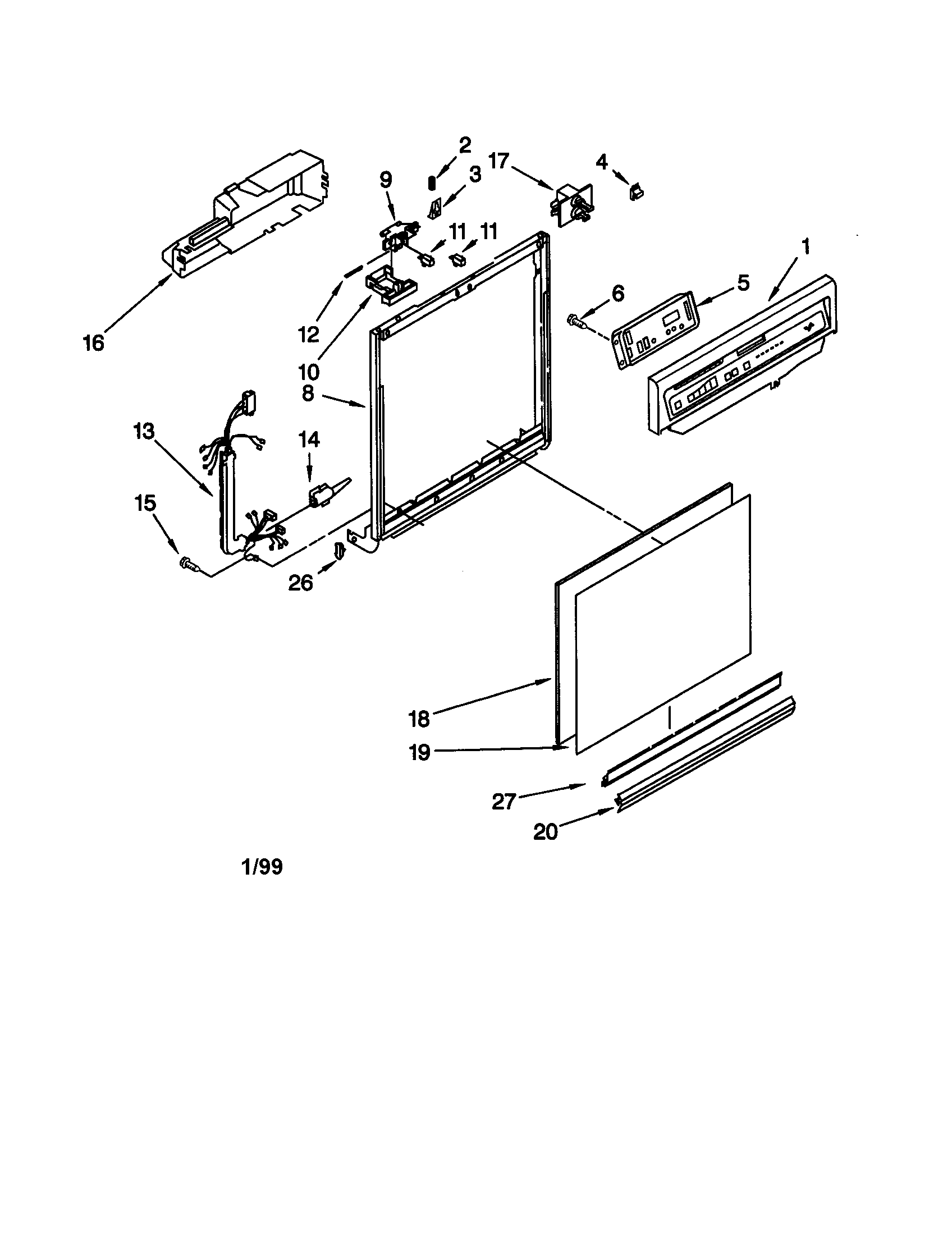 Frame and console