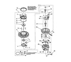 Whirlpool DP920PFGY1 pump and motor diagram