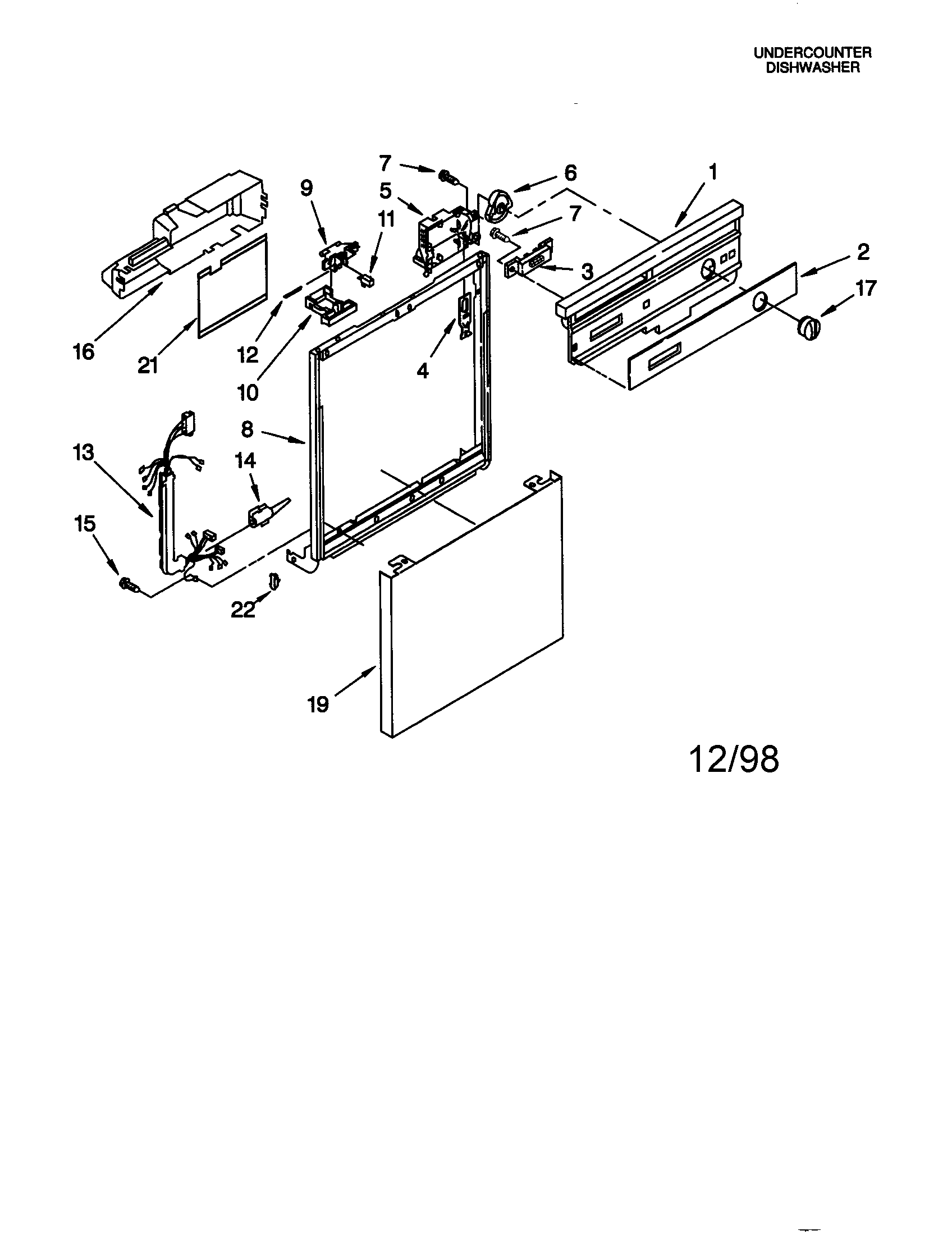 Frame and console
