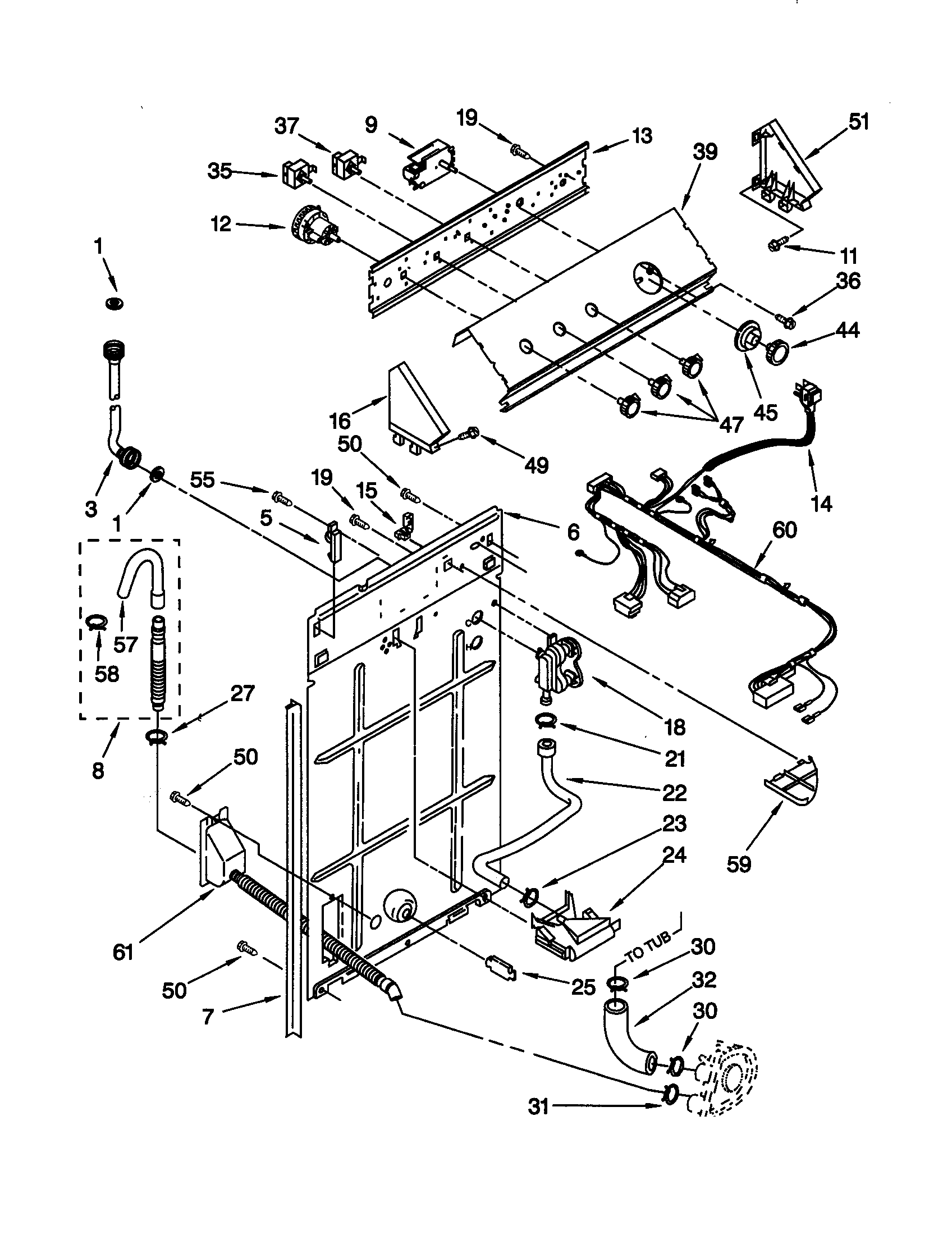 CONTROLS AND REAR PANEL