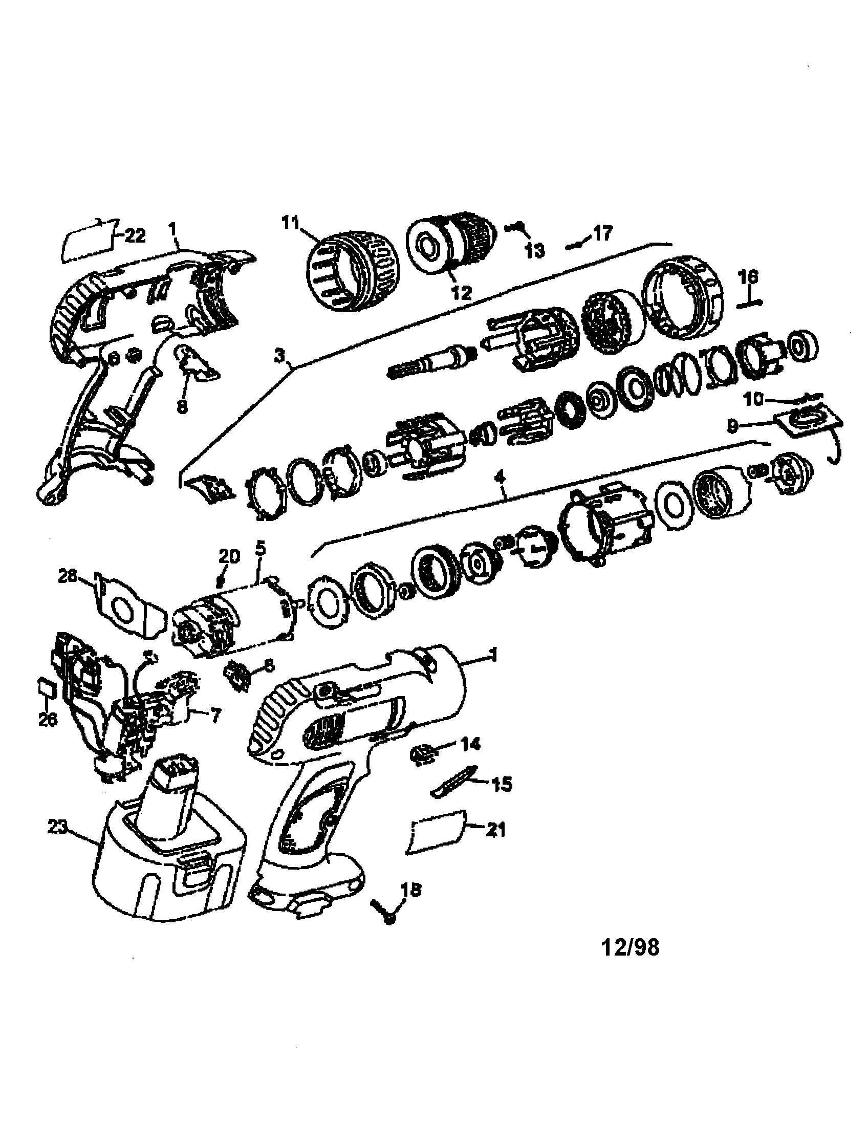 3/8" cordless versa clutch drill