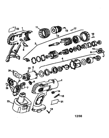3/8" cordless versa clutch drill