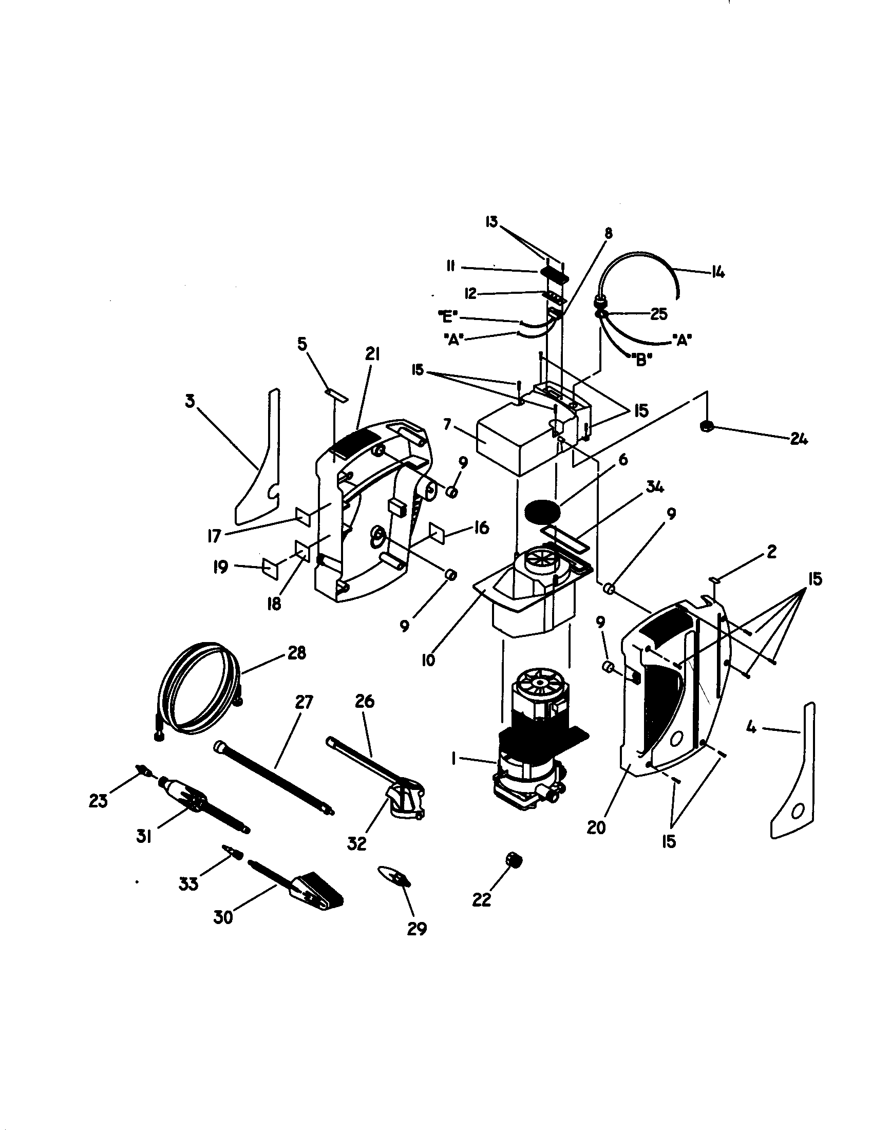 Housing and hose