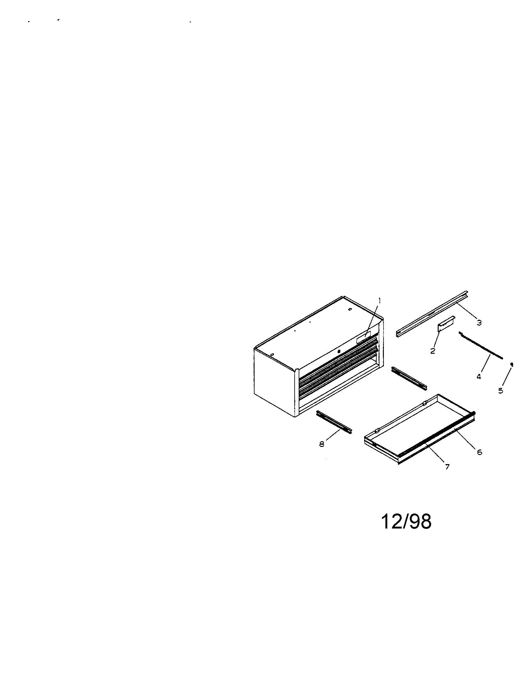 4-drawer intermediate chest