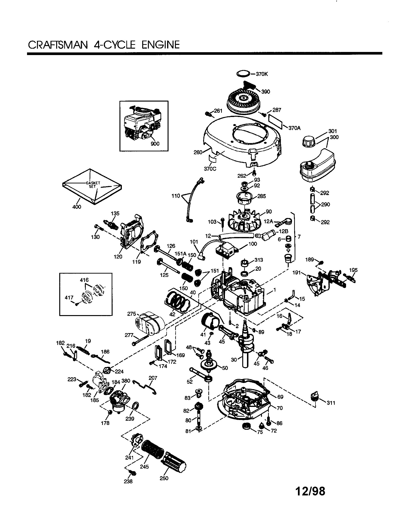 CRAFTSMAN 4-CYCLE ENGINE