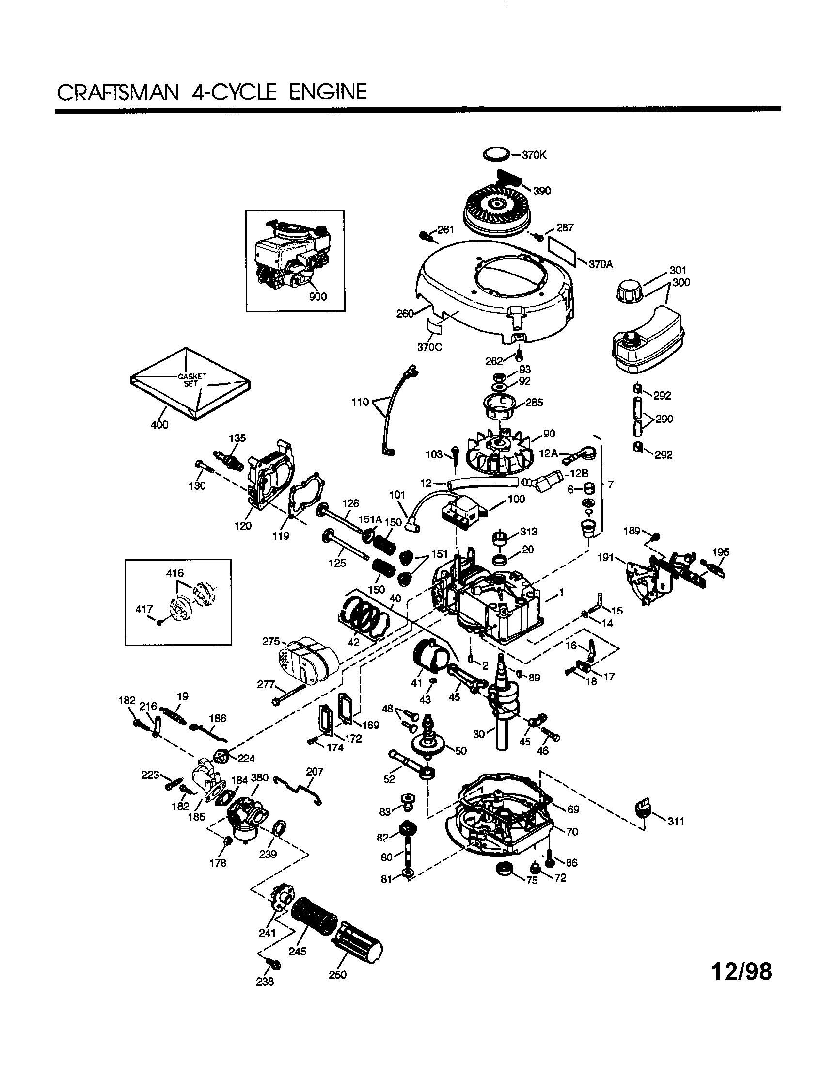 CRAFTSMAN 4-CYCLE ENGINE