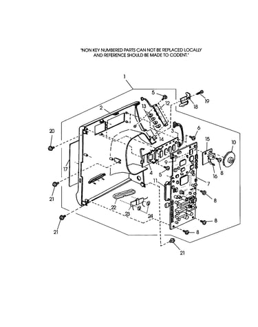 Front panel unit