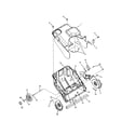 Ariens 938010-000101 AND UP chassis, cowl, wheels, supports diagram
