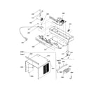 Kenmore 59678079891 control and outer case assembly diagram
