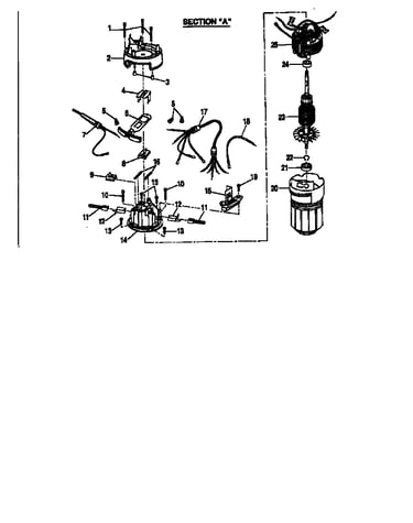 Armature and field assembly