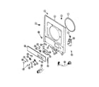 Maytag LSE7806ABQ front and control panels diagram