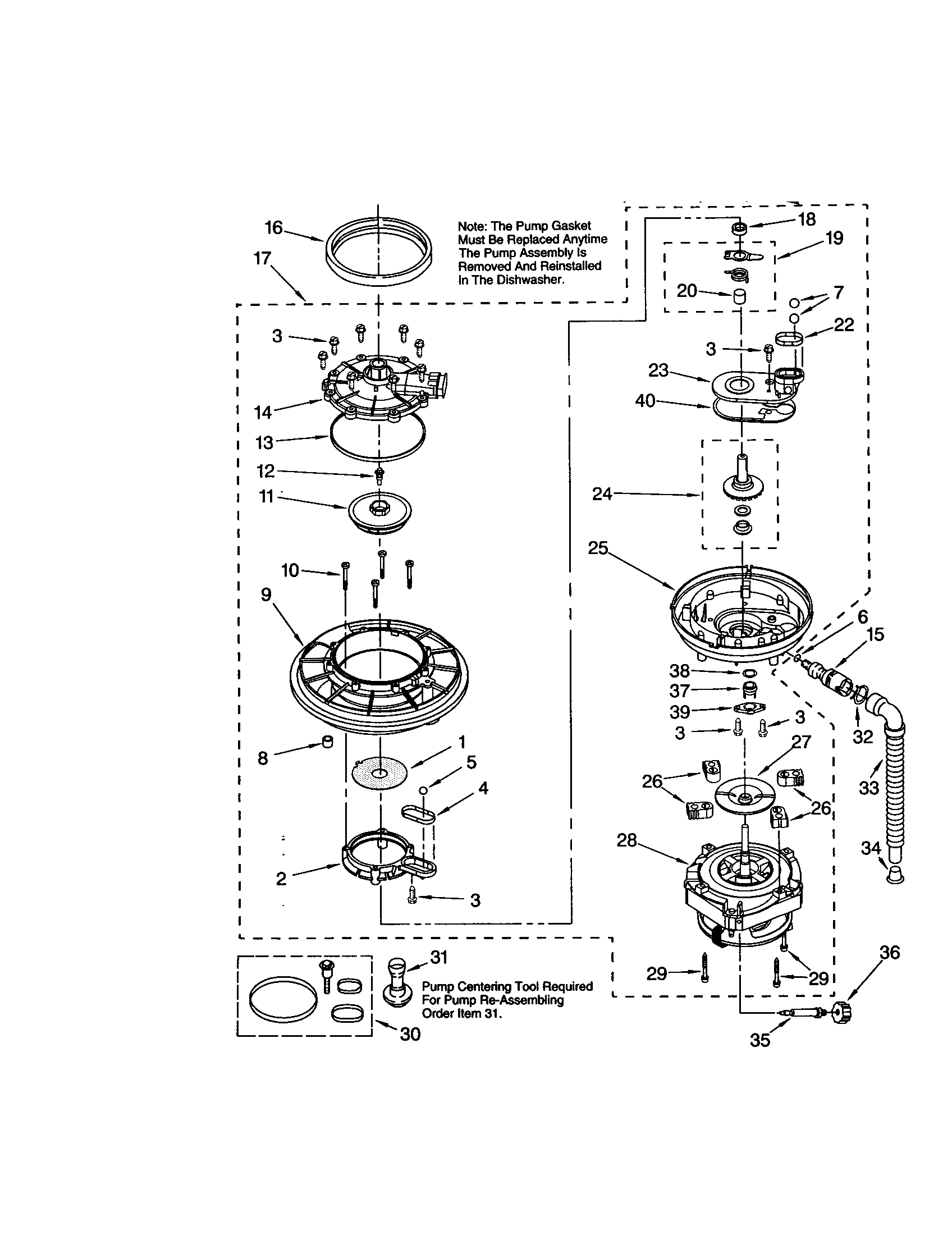 PUMP AND MOTOR