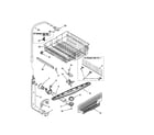 Kenmore 66517801890 upper dishrack and water feed diagram