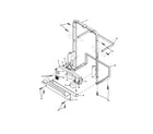 Frigidaire FDB884RBS0 front frame assembly diagram