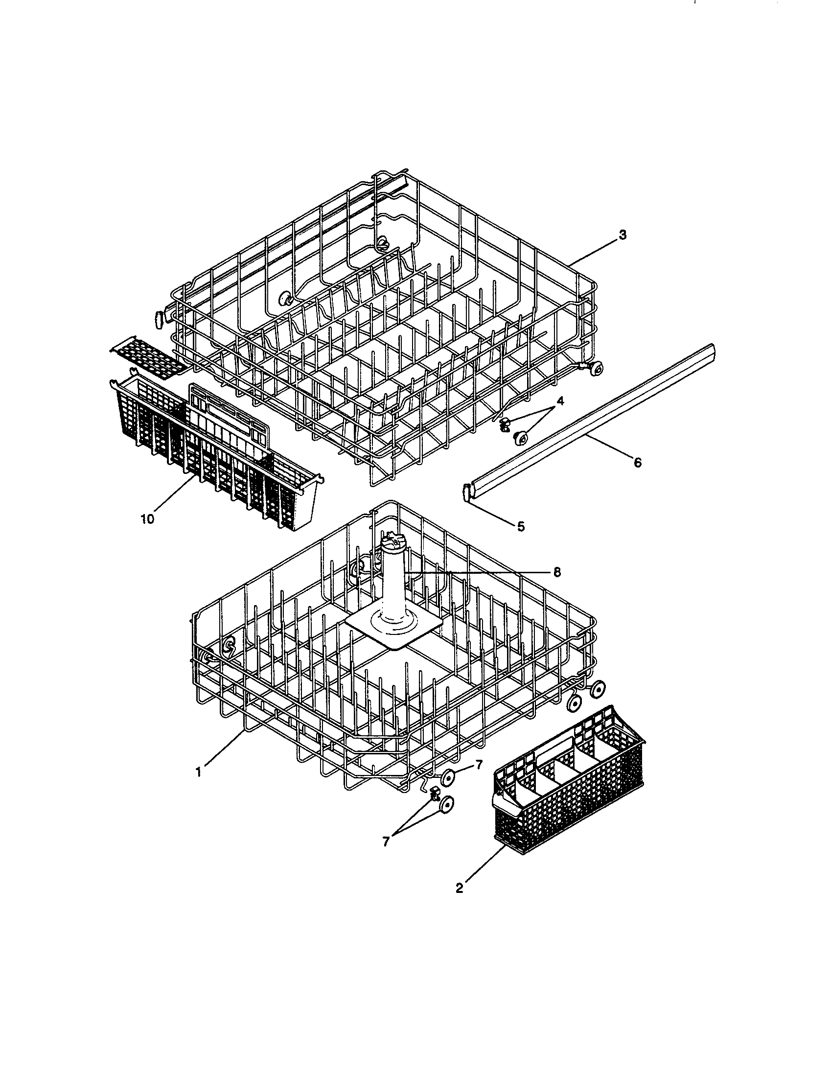 UPPER/LOWER RACKS