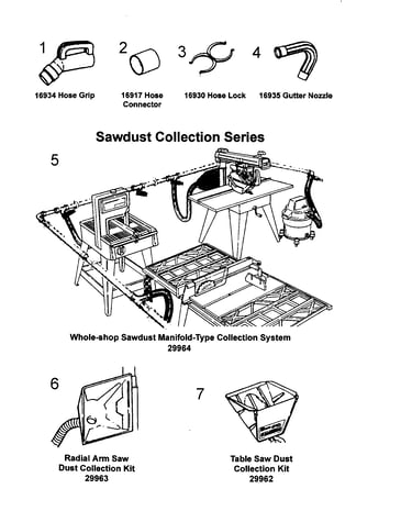 Accessory kit parts