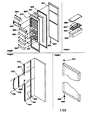 Refrigerator door and accessories