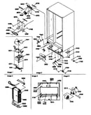 Drain system/roller/evaporator assy.