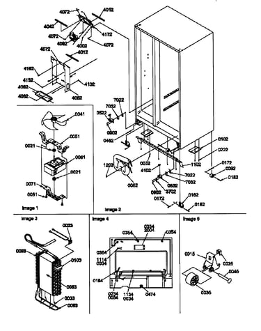 Drain system/roller/evaporator assy.