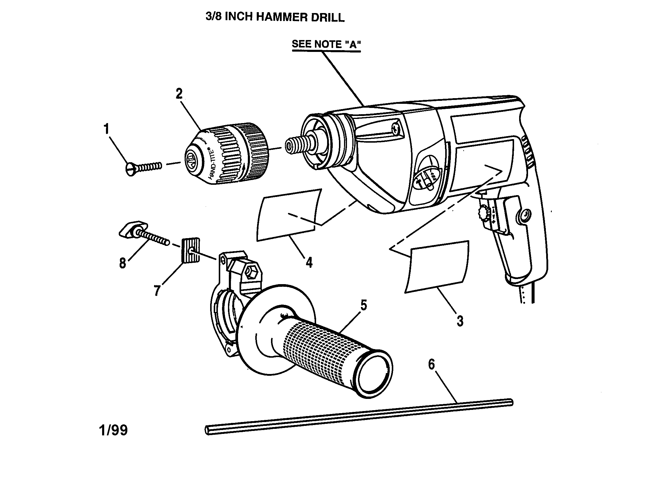 Craftsman 3/8 inch hammer drill