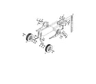 Craftsman 917292000 wheel and depth stake assembly diagram