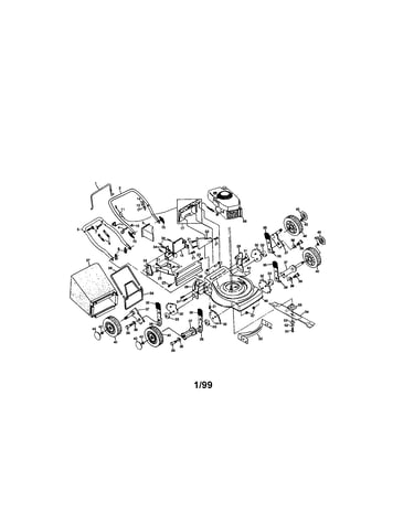 Craftsman rotary lawn mower
