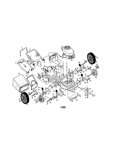 Rotary lawn mower
