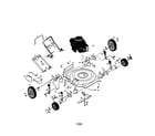 Craftsman 917388230 rotary lawn mower diagram