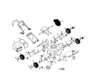 Craftsman 917388280 rotary lawn mower diagram