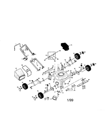 Rotary lawn mower