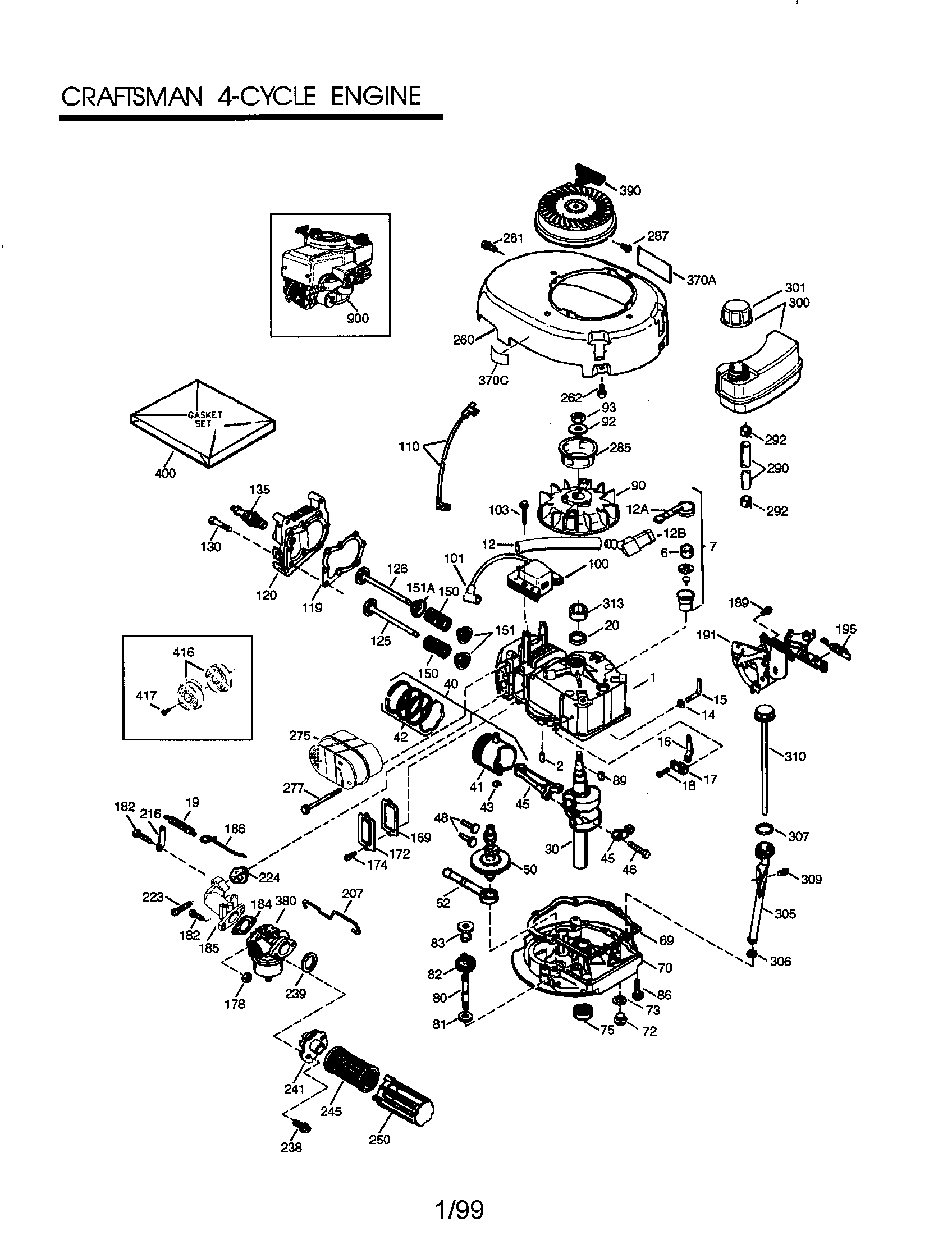 Craftsman 4-cycle engine