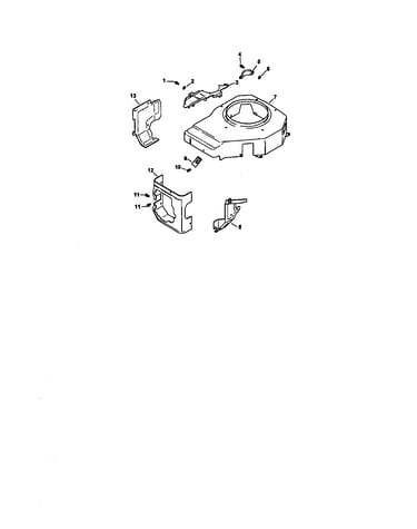 Blower housing and baffles