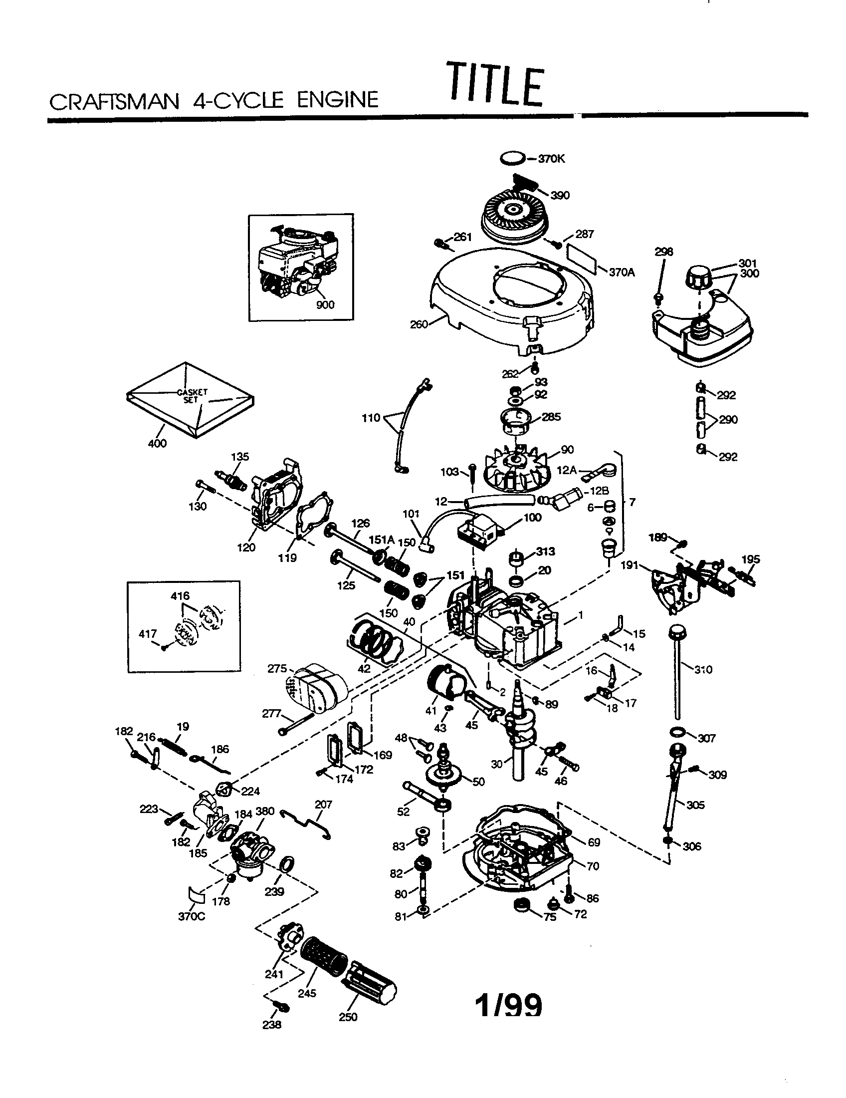 Craftsman 4-cycle engine