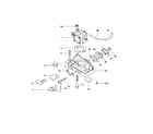 Makita DCS340 carburetor/intermediate flange diagram