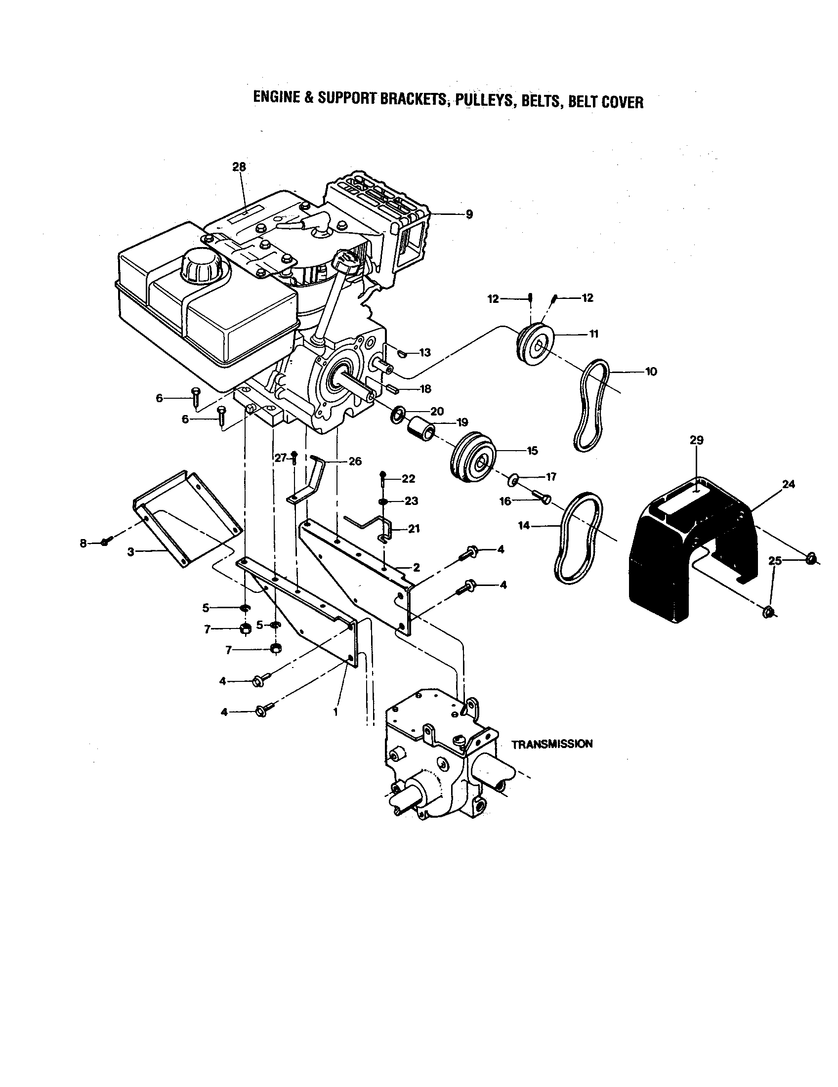Belt and pulley
